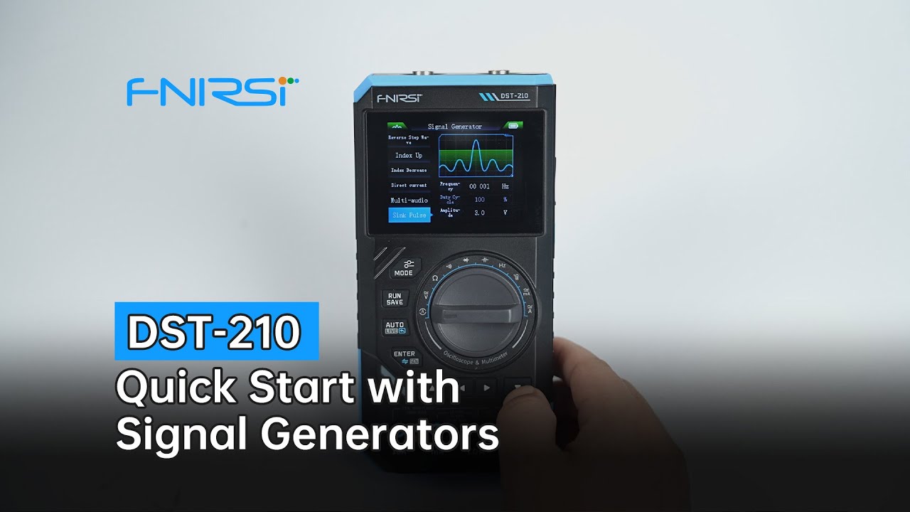 FNIRSI DST-210 | How to Use a Signal Generator — Beginner Guide