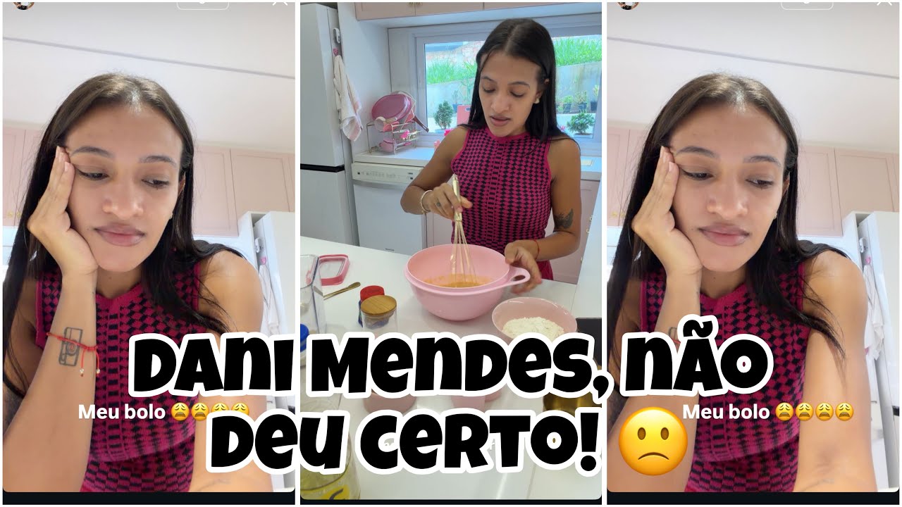 Dani Mendes+ Chateada com o que ela faz, não deu certo 😓