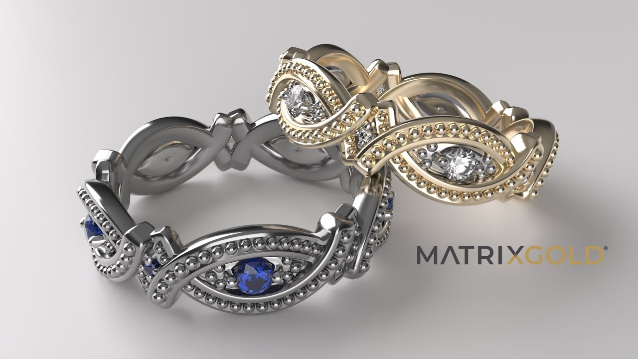 How to design a Marquise Eternity Ring - MatrixGold Tutorial