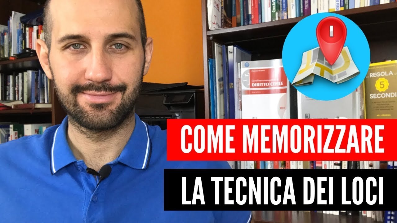 Tecnica dei loci per memorizzare ciò che studi