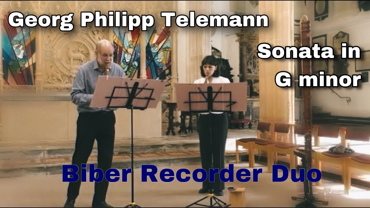 Georg Philipp Telemann, Sonata in G minor | Biber Recorder Duo