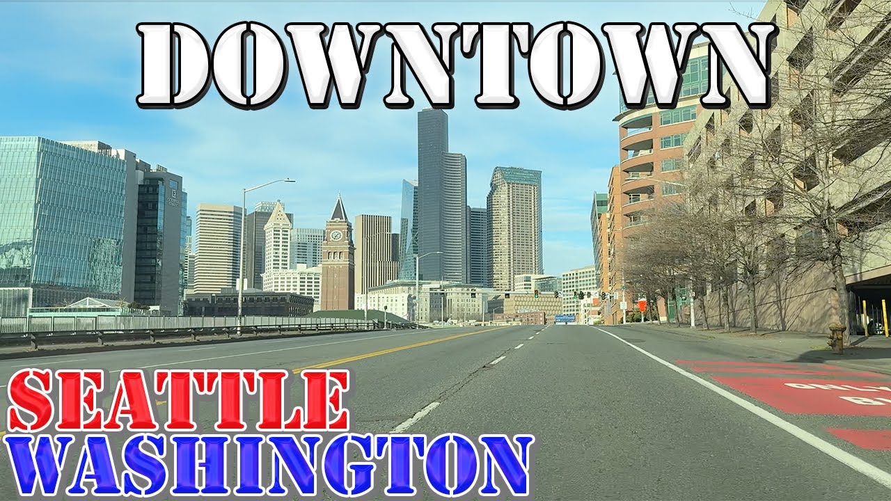 Seattle - Washington - 4K Downtown Drive