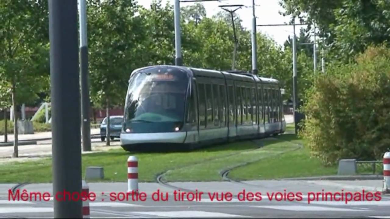Tram Strasbourg  :  Terminus Krimmeri; été 2009