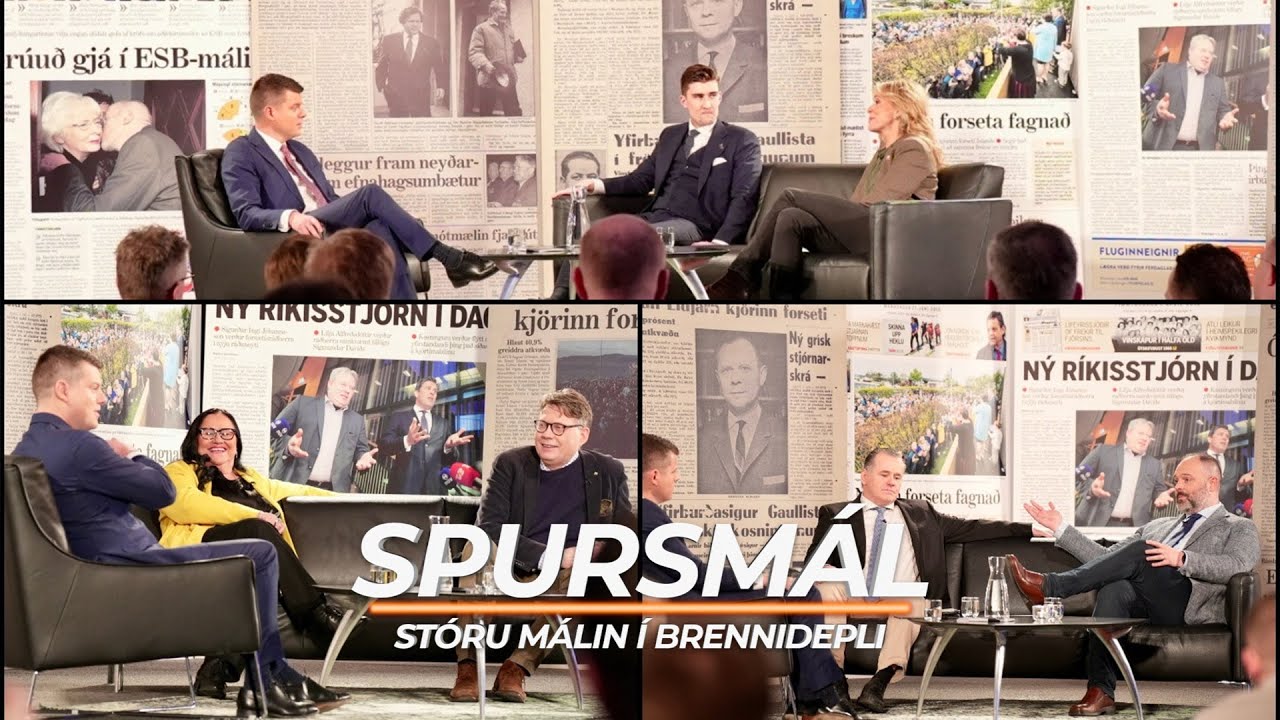 #. 53 - Kosningauppgjör með áhorfendum og ný stjórnarmynstur mátuð