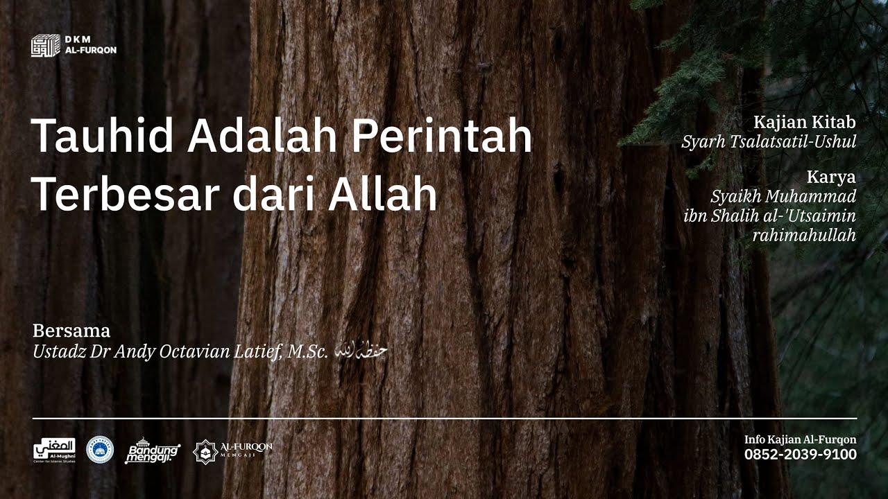 [LIVE] Tauhid Adalah Perintah Terbesar Dari Allah - Ustadz Dr.Andy Octavian Latief, M.Sc. حفظه الله