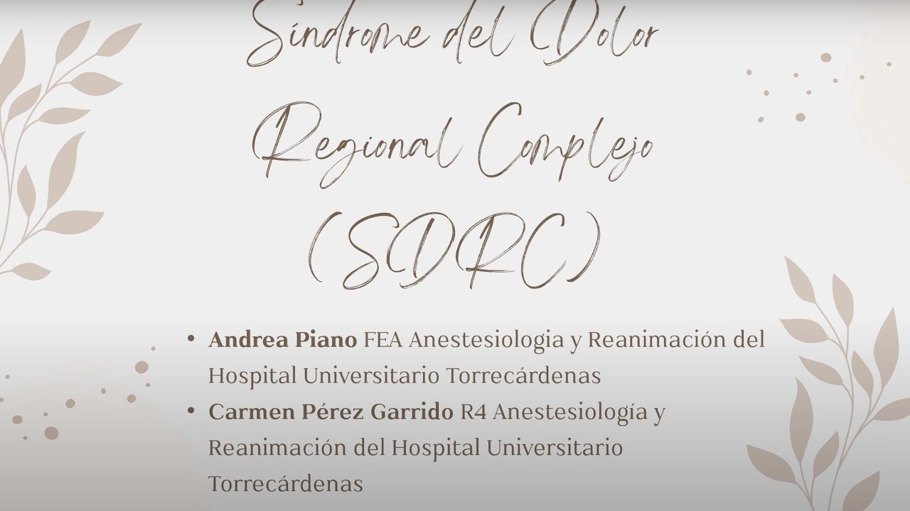 S&iacute;ndrome de dolor regional complejo: revisi&oacute;n de la evidencia.