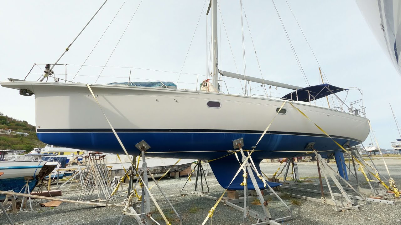 'Chipeta' 2002 Dufour Gib'Sea 51' Sailboat Interior and Exterior Walkthrough in the BVI