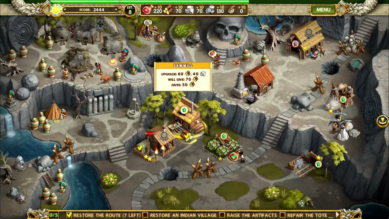 4 Aztec Skulls Remastered CE, Book 4 Bonus Level 8, Hard Mode Walkthrough with Hidden Objects