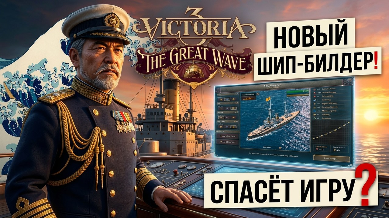 ФЛОТ ТЕПЕРЬ РЕШАЕТ?! Разбор The Great Wave в Victoria 3