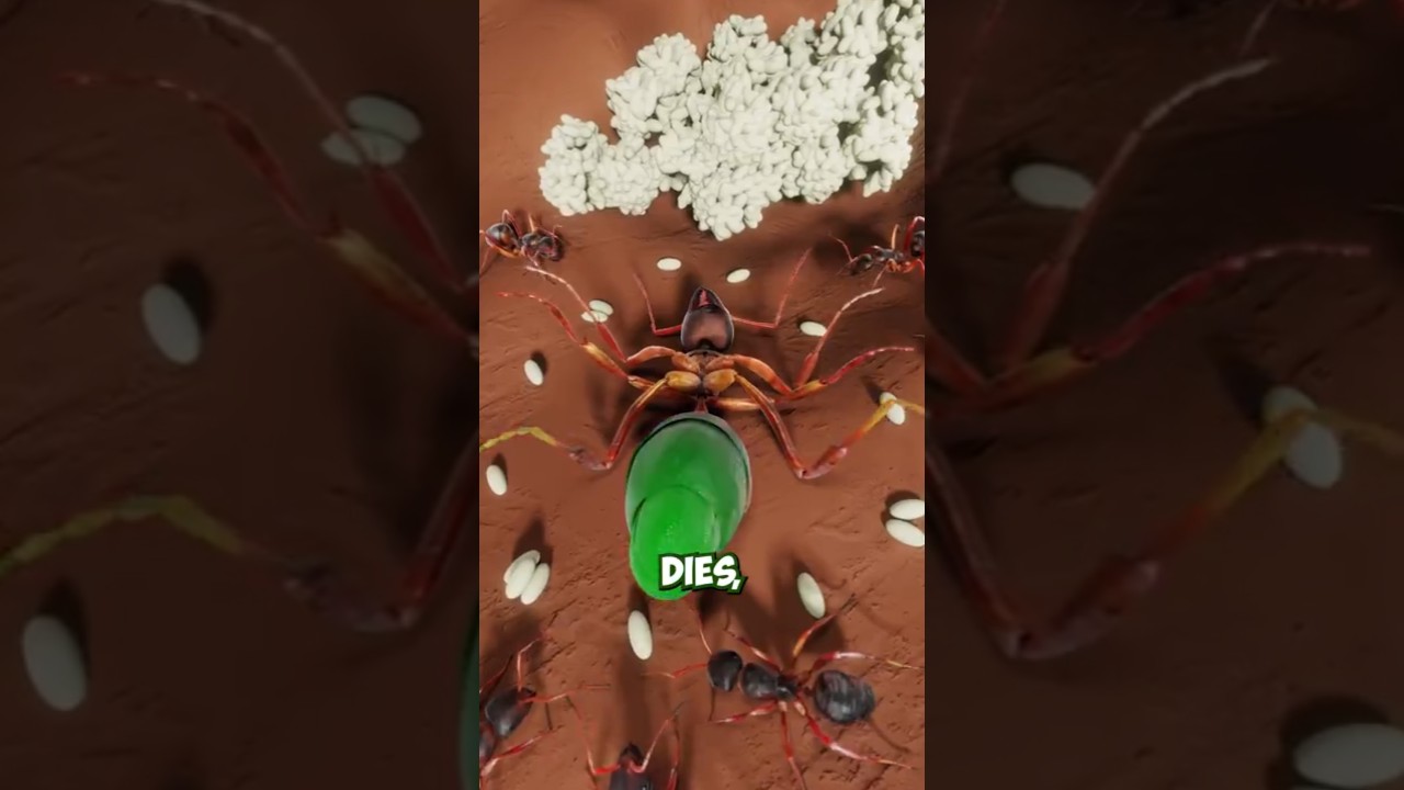Невероятные факты: когда умирает королева муравьев 🐜😨