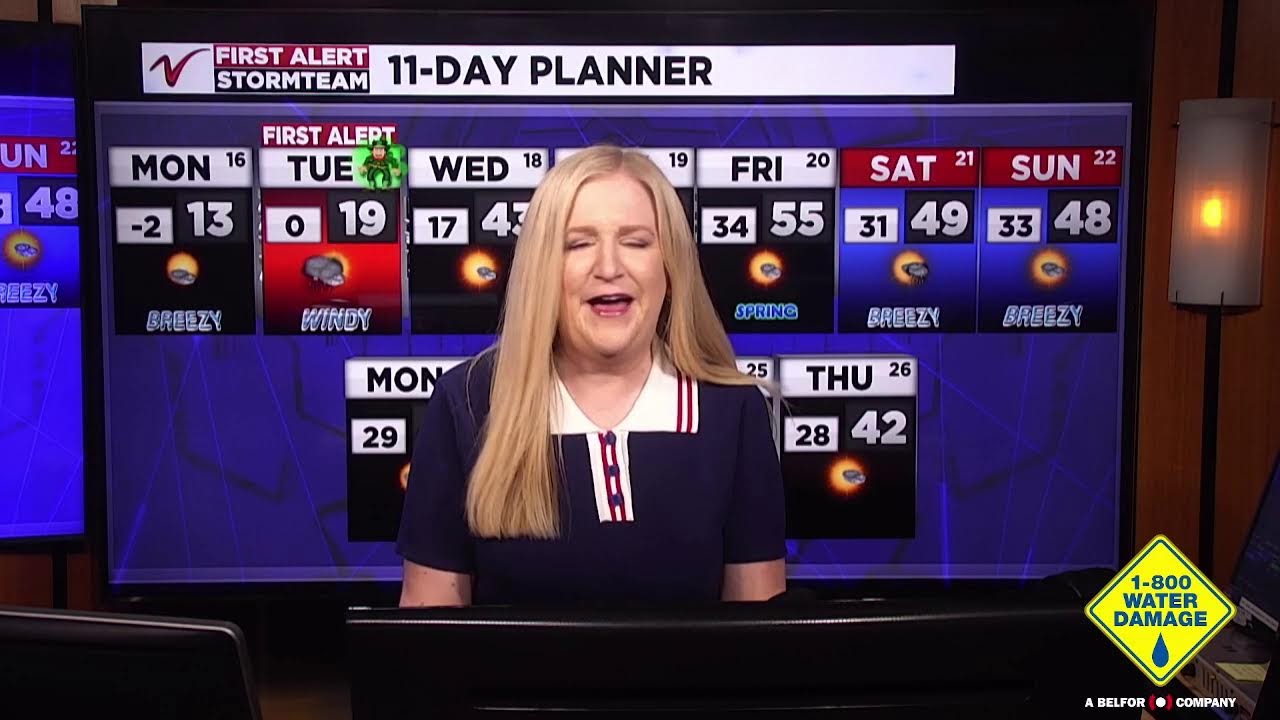 VNN Weather: Cold Monday & Snowy St. Patrick's Day Ahead