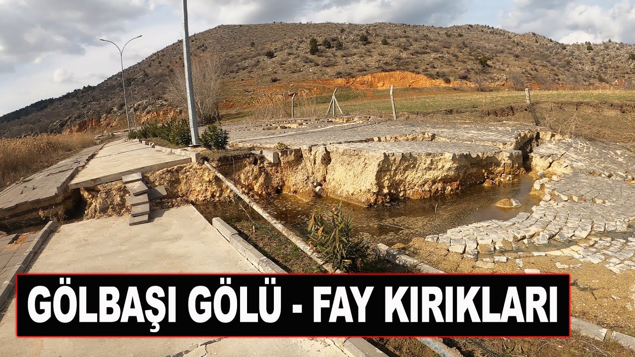 Adıyaman Gölbaşı Gölü Tabiat Parkı Çevresindeki Doğu Anadolu Fay Hattı Kırıkları #gölbaşı #deprem