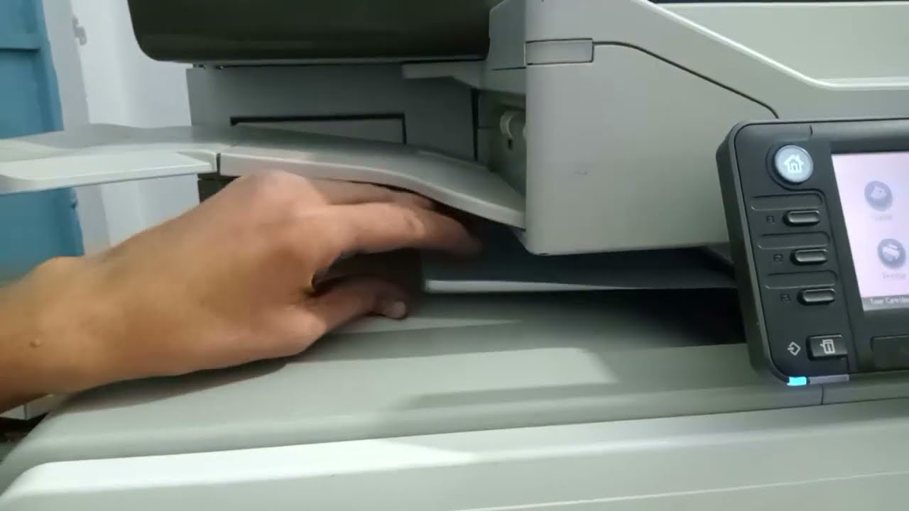 بكل سهوله توصيل مكنة تصوير ريكو بالكمبيوتر للطباعه باستخدام الراوتر