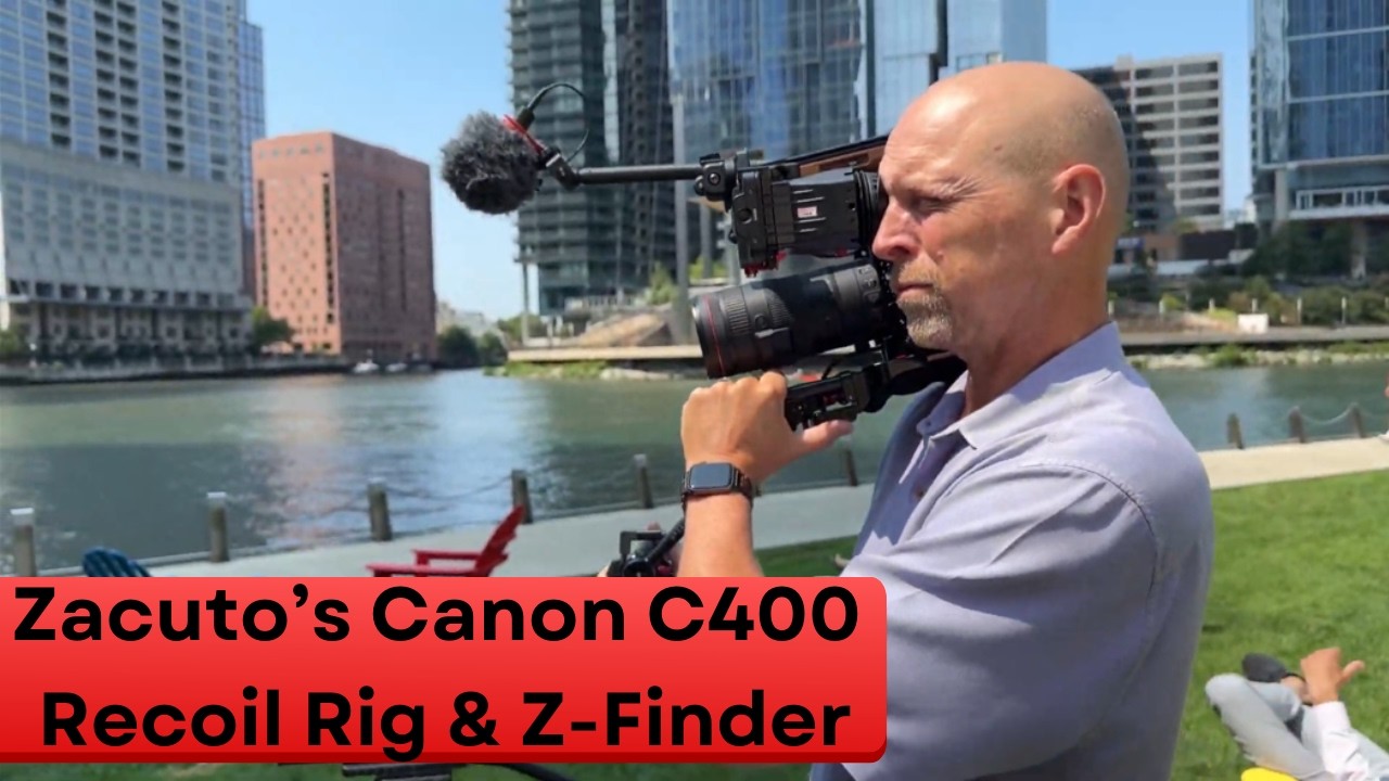 Как оснастить камеру Canon C400 креплением Recoil Rig и Z-Finder от Zacuto #zacuto #canonc400