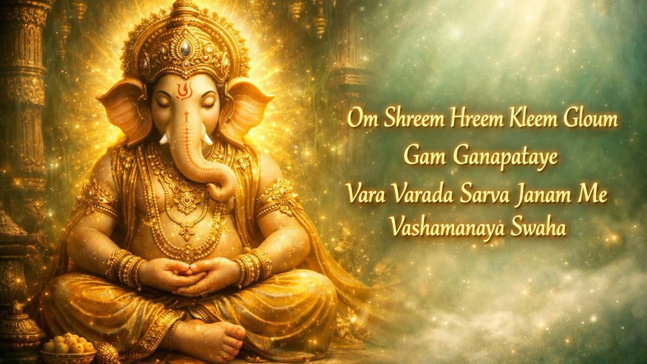 Powerful ganesh mantra 🌼