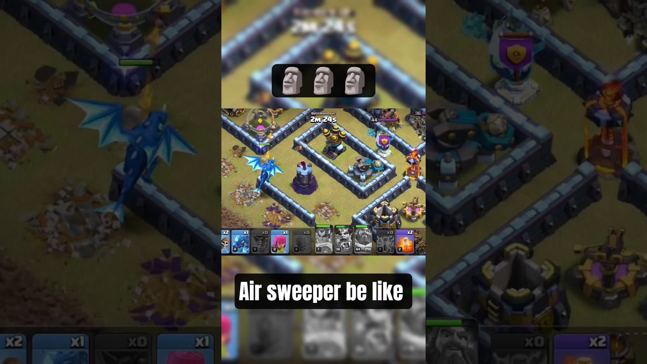 Air Sweeper be like : NOPE💨