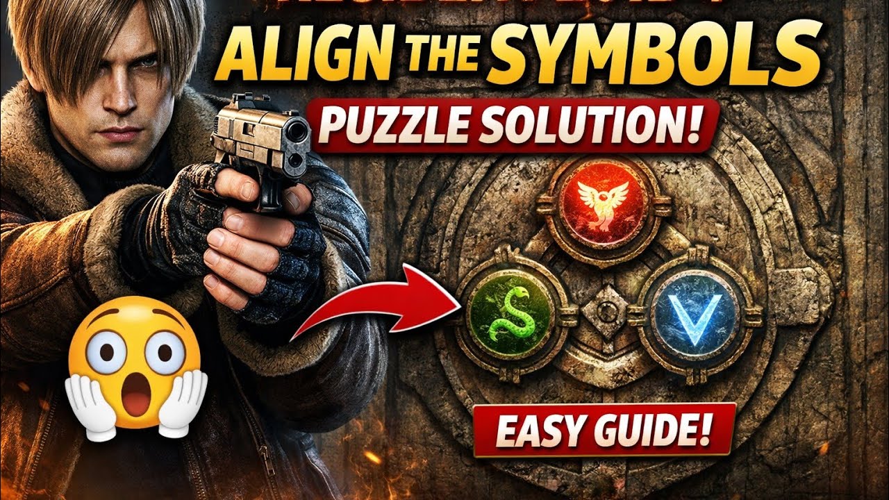 Align the Symbols Puzzle Resident Evil 4 | Full Mission Gameplay Hindi