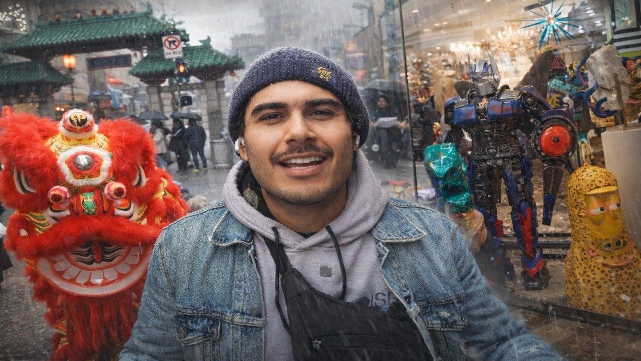 Viendo Arte de LUJO MODERNO y terminé en el pre-festival del Año Nuevo Chino