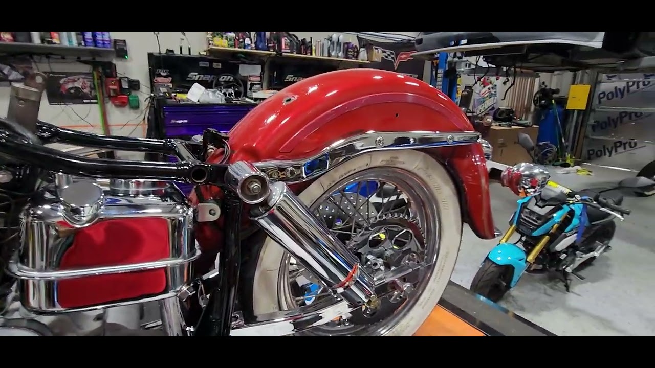 1973 Harley Davidson Electra Glide progress..