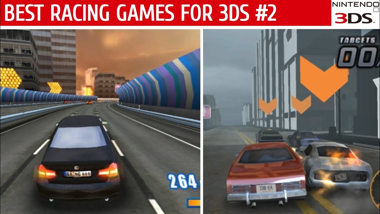 Top 15 Best Racing Games for 3DS || [Part 2]
