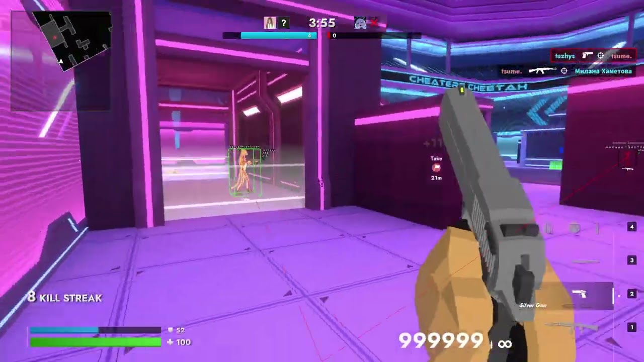 Unlimited ammo in cheaters cheetah... lol