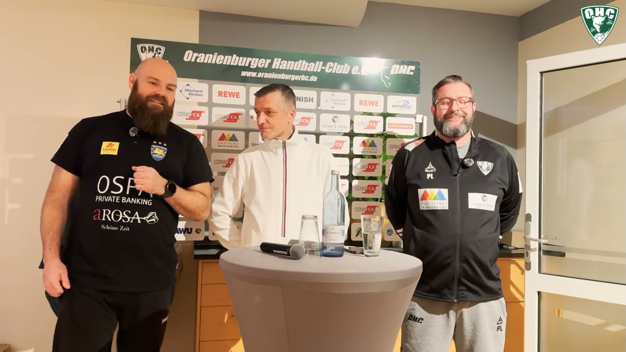 3. Liga: Oranienburger HC - HC Empor Rostock 30:37 - Pressekonferenz