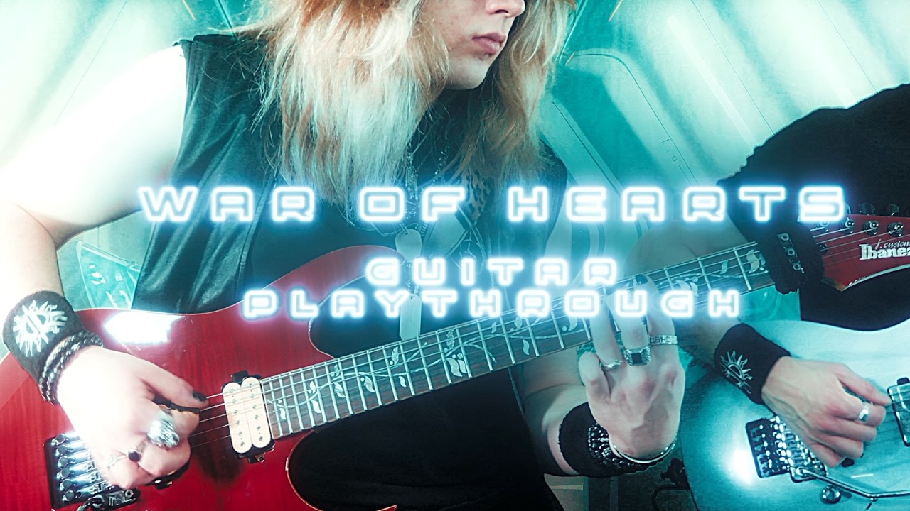 INDUCTION - War Of Hearts (Guitar Playthrough)