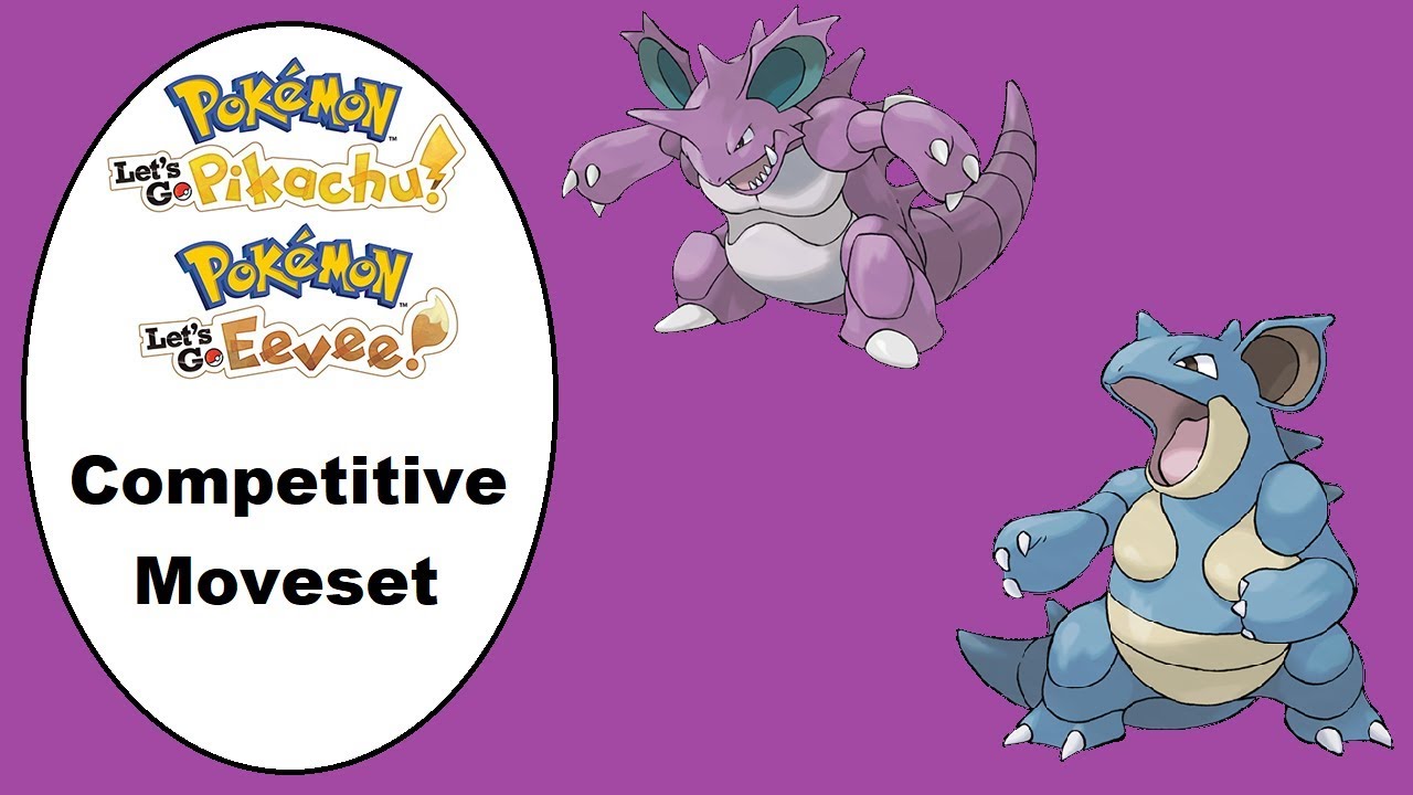 Nidoking/Nidoqueen Moveset Guide for Let's Go Pikachu/Eevee