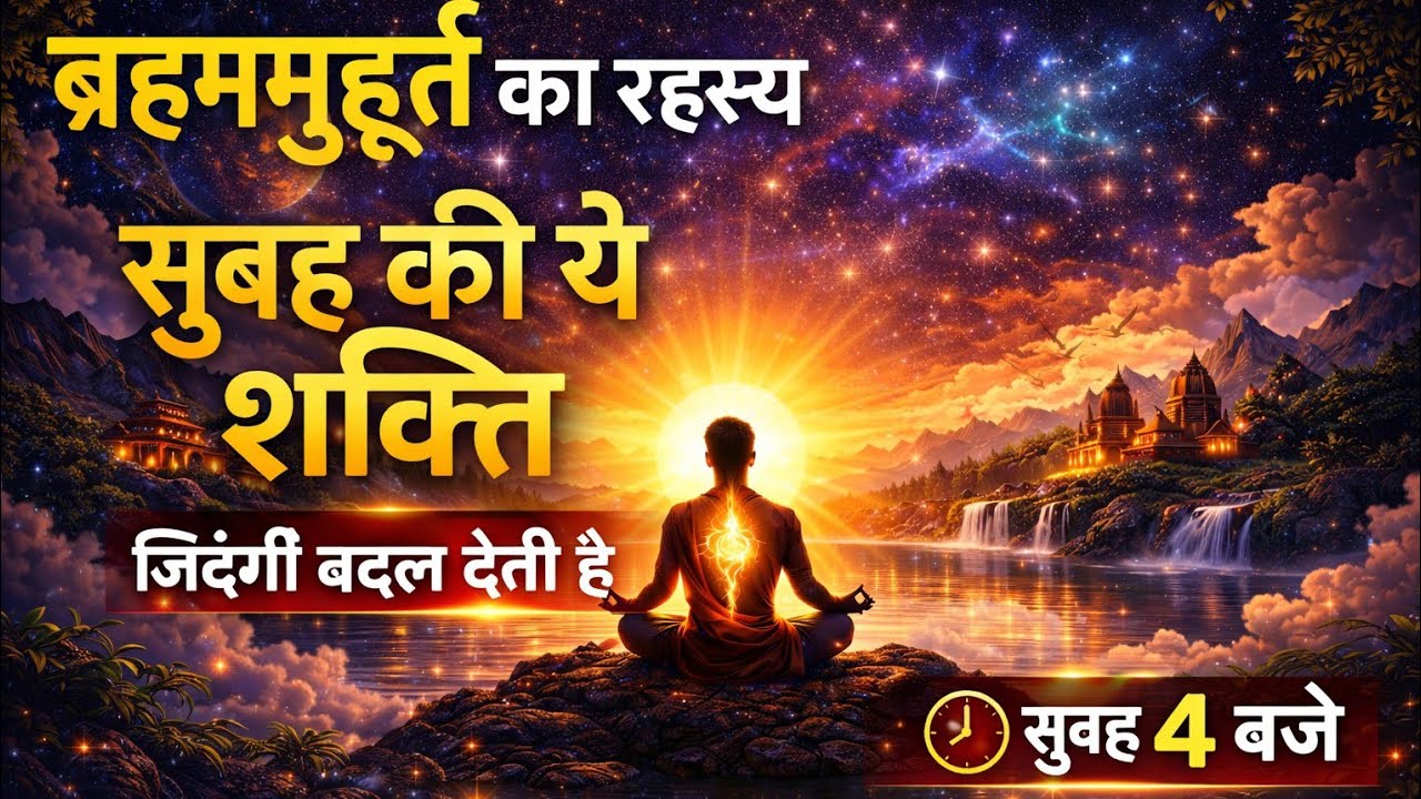 ब्रह्ममुहूर्त क्यों बदल देता है किस्मत? | Morning Power Secret 🌄