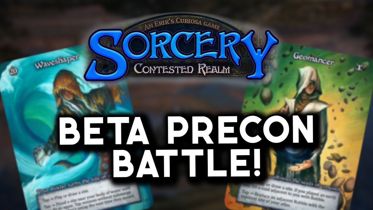 Geomancer vs Waveshaper - Sorcery Beta Pre-constructed Deck Gameplay!