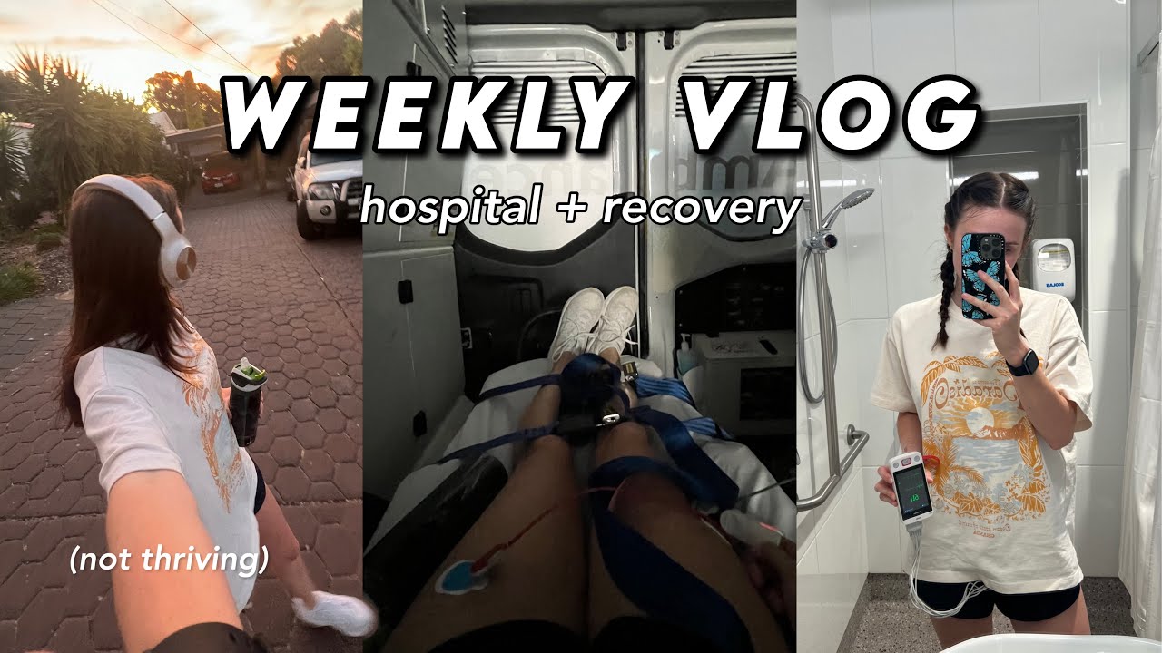recovering from pulmonary embolism | weekly vlog + house shopping (hospitalised again)