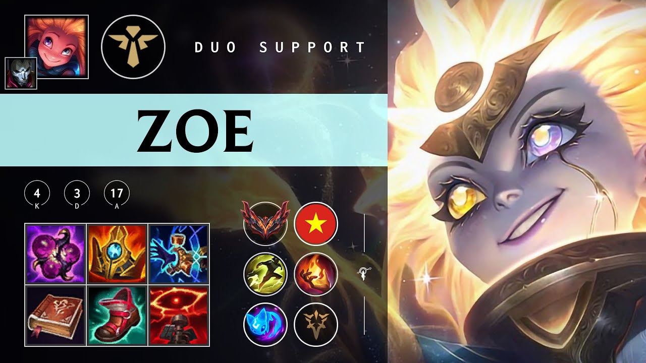 Zoe Support vs Senna - VN Grandmaster Patch 25.22