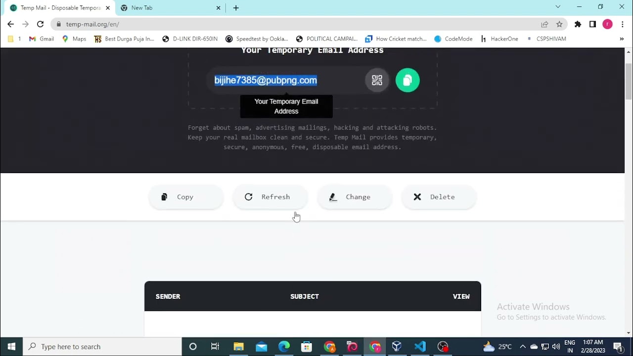 possible account takeover via link in email