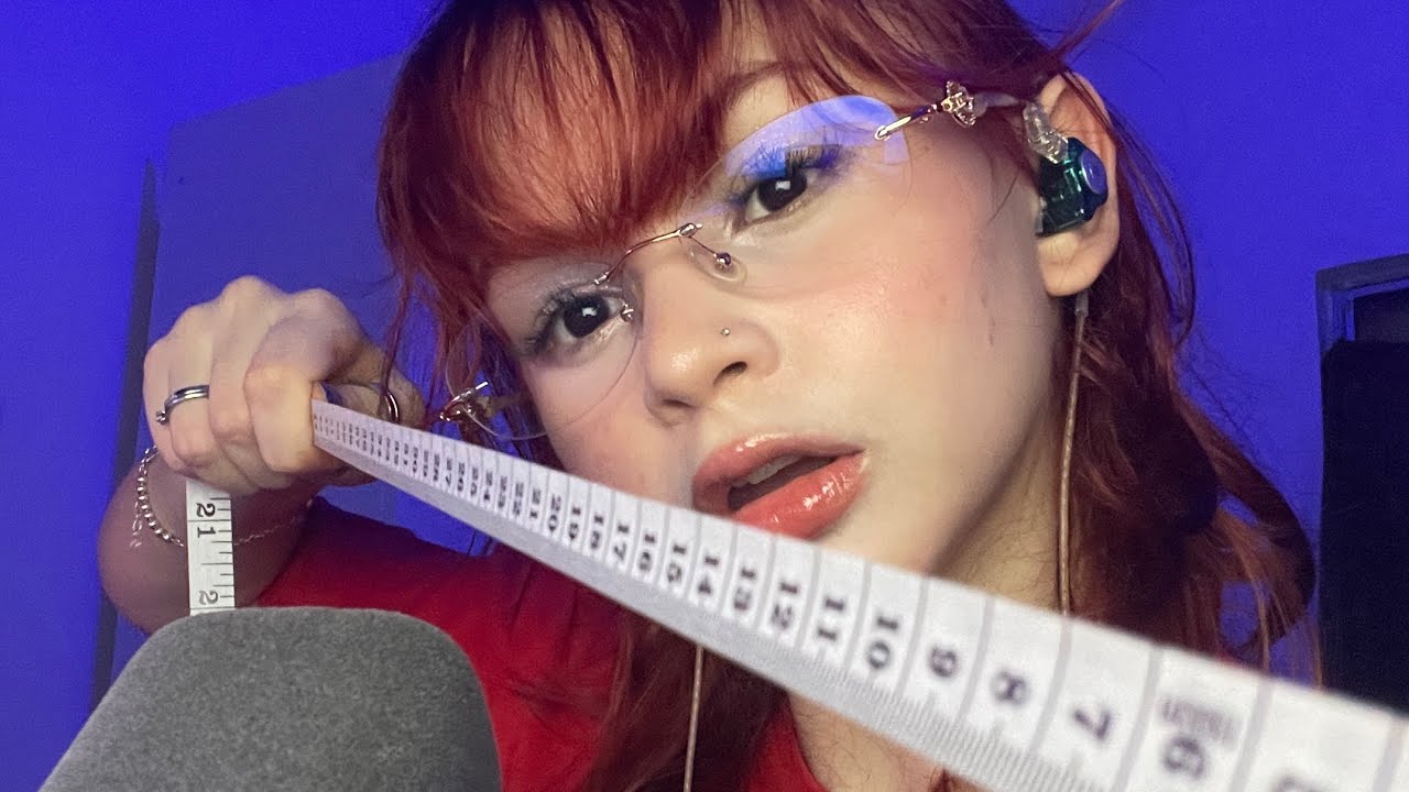 ASMR TIRANDO AS MEDIDAS DO SEU ROSTO
