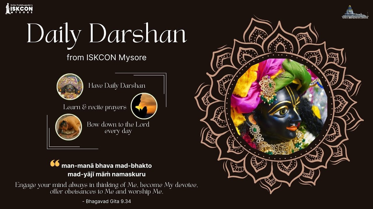 Darshan on Friday, 13th February 2026 at ISKCON Mysore