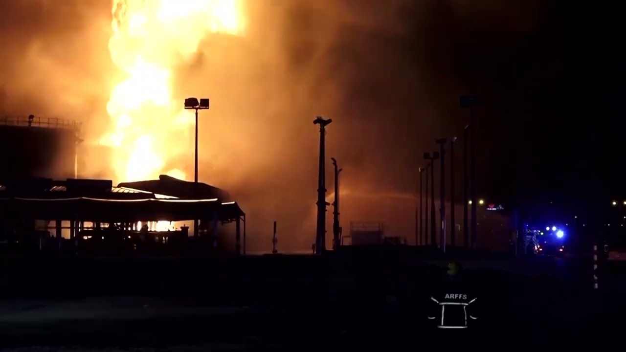 Iran targets a fuel facility in Bahrain, interior ministry says