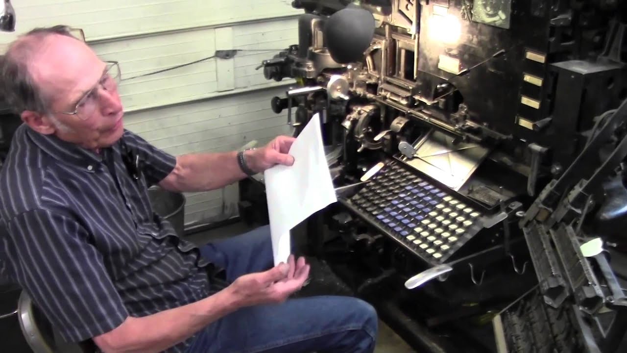 Antique Letterpress and Craftsman Bookbinding
