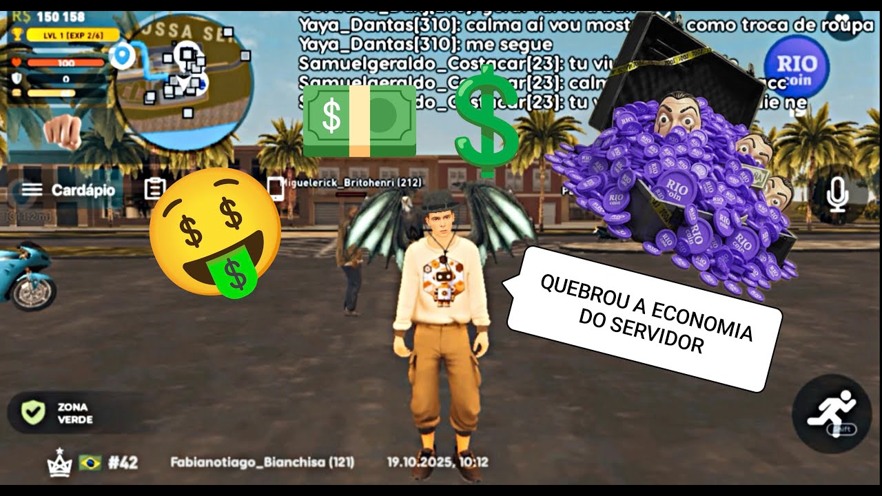 ACABEI COM A ECONOMIA DO RIO RISE ABRINDO AS CAIXA COM BUG
