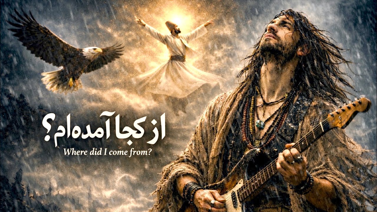 Where Did I Come From? | از کجا آمده‌ام؟ | Rumi | Rumi Sufi Rock + Qawwali (Mystical Persian Music)