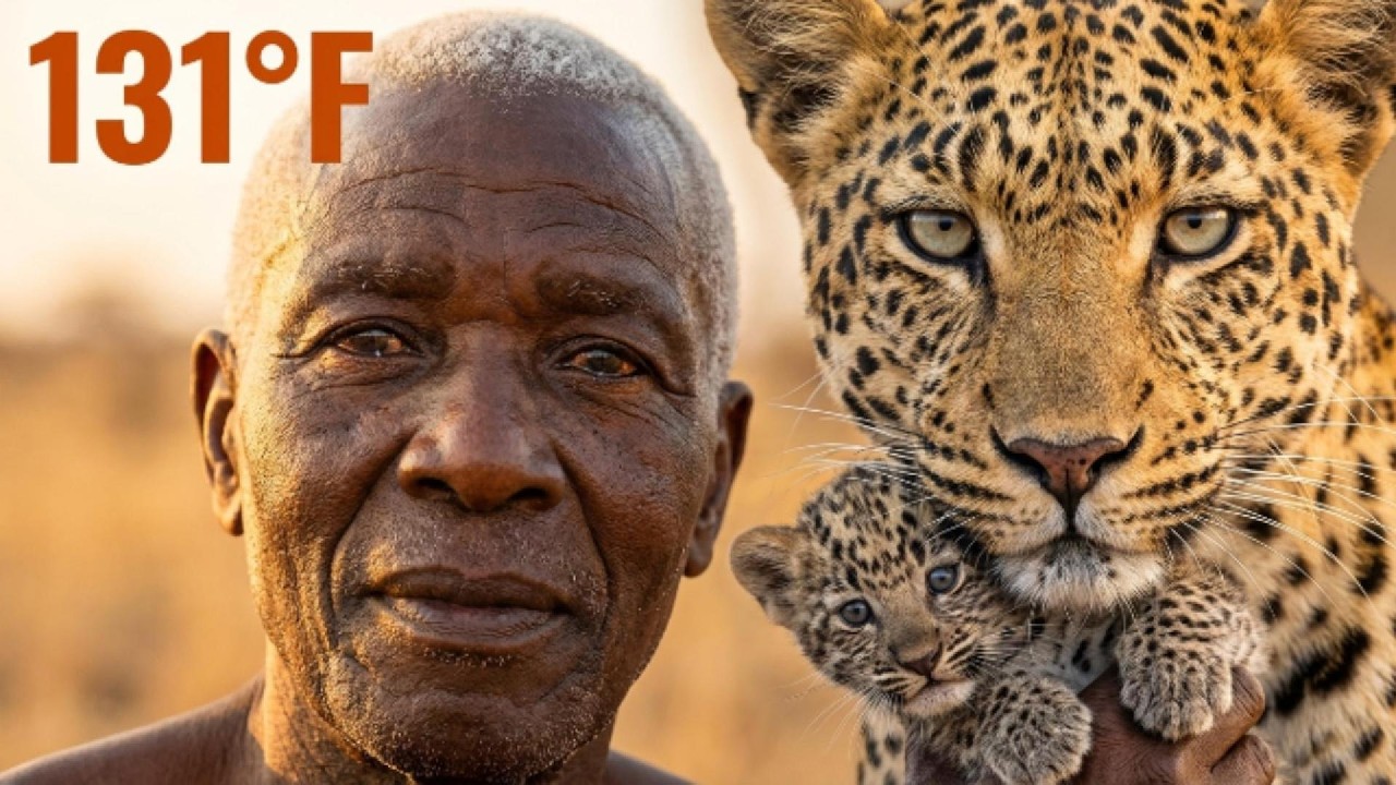 131°F, a Leopard Knocked on His Door CarryingHer Sick Cub — He Had Saved Her From Hunters Years Ago