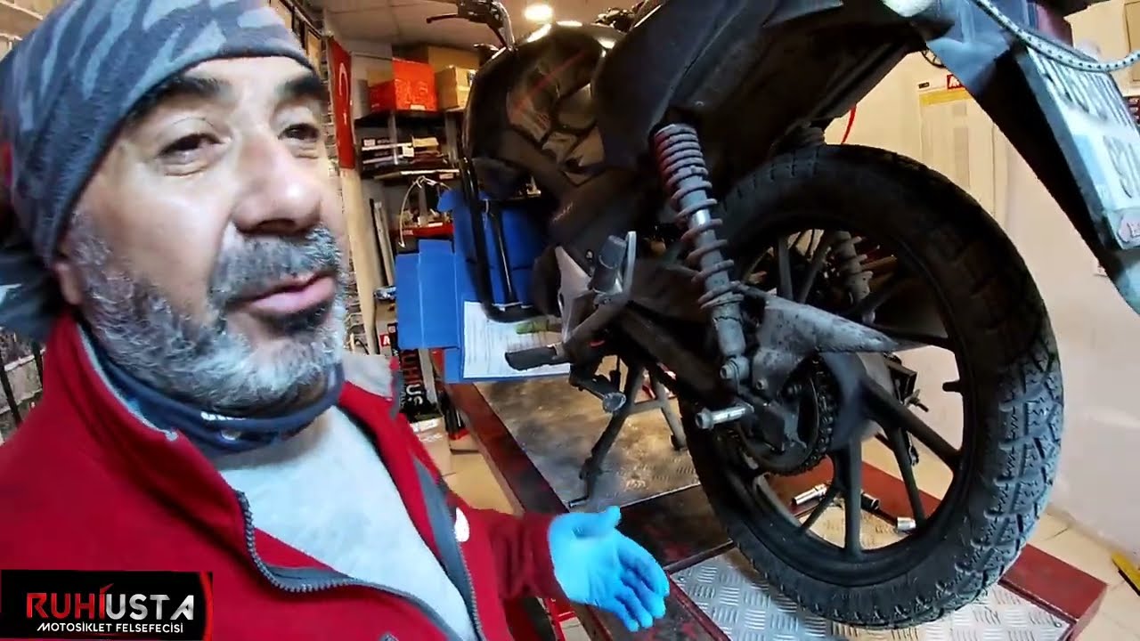 HONDA CB125F /ARKA FREN BALATASI DEĞİŞİMİ/FREN BALATASINDA D&Ouml;NEN DOLAPLAR