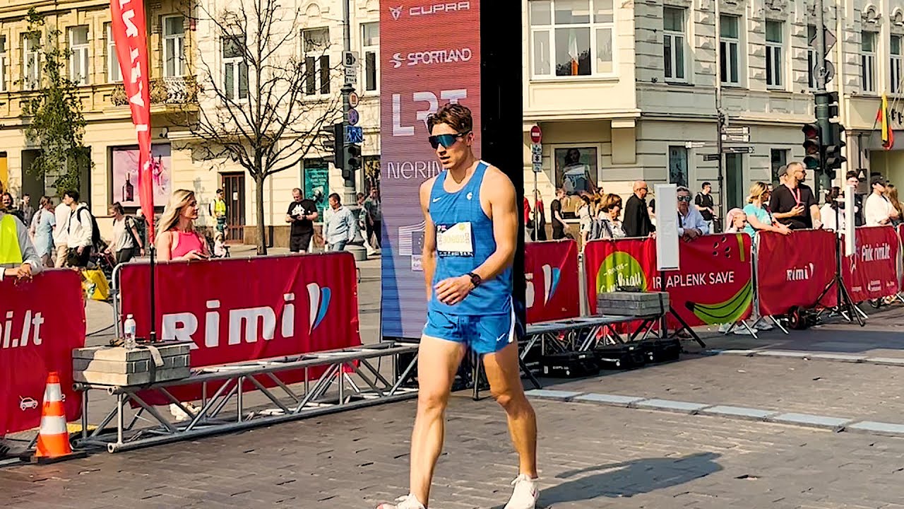 Prasibėgau 5km Vilniaus Maratone