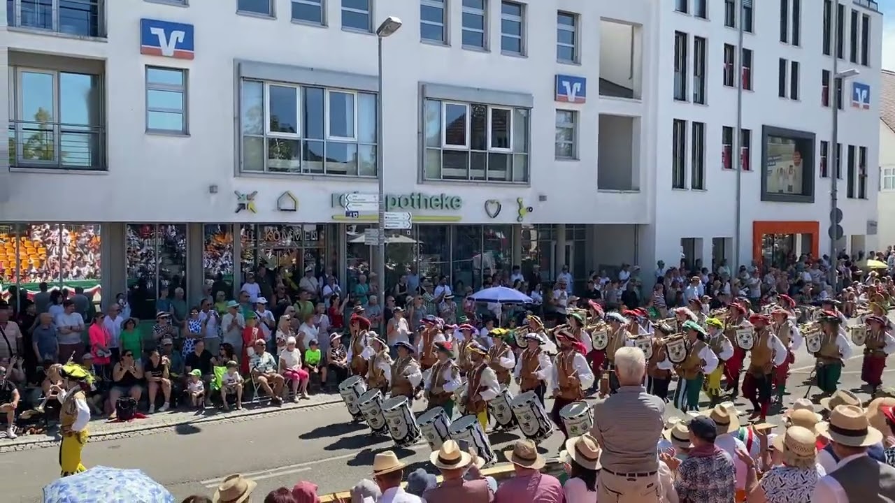 Kinder- und Heimatfest Laupheim 2025 - großer Festumzug Montag  Teil 5