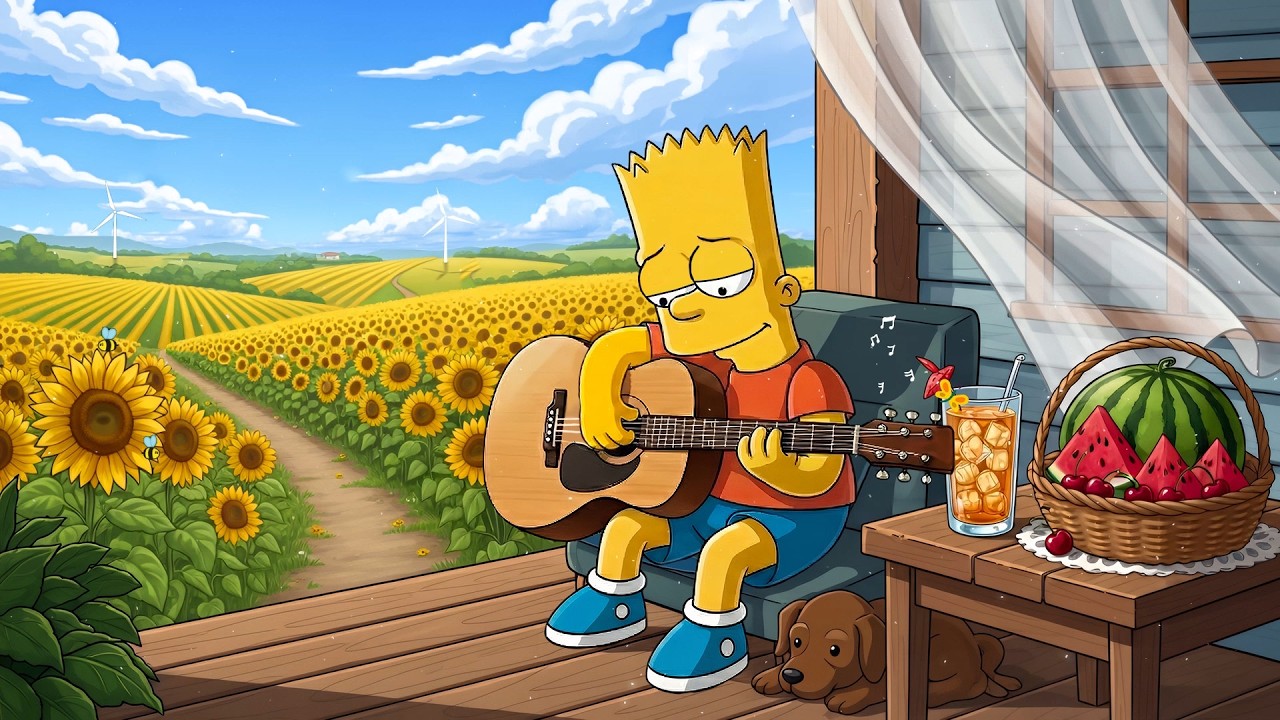 Lofi Summer Vibes 🌻 Chill Beats | Lofi Hip Hop 🎸 Relax, Study with Soothing Beats