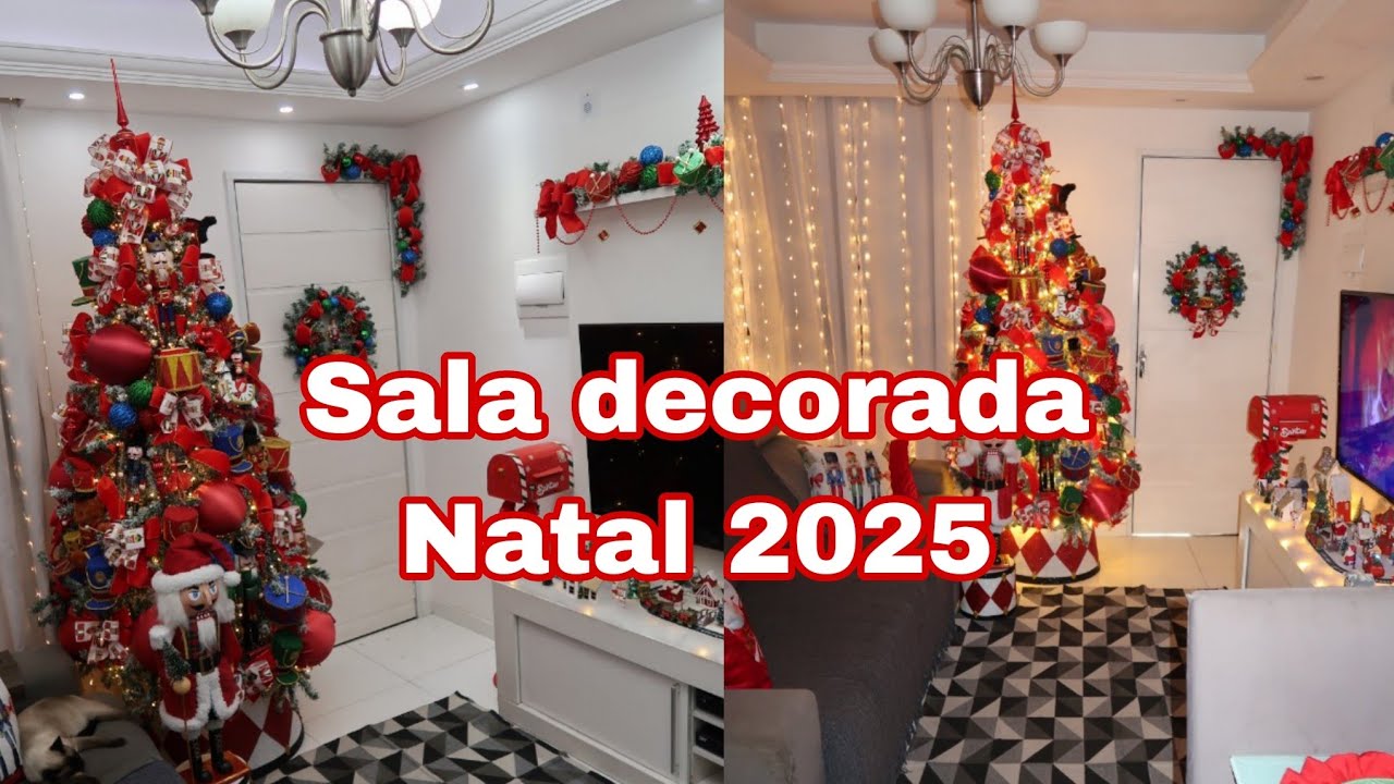 Tour pela sala decorada natal 2025 #natal #natal2025 #christmas 