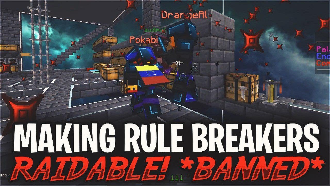 MAKING RULE BREAKERS RAIDABLE *BANNED* | Minecraft HCF