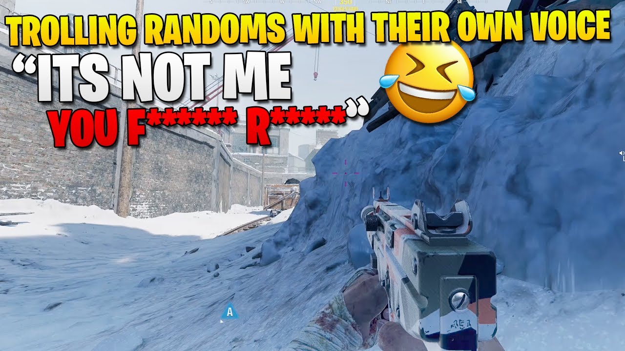 TROLLING RANDOMS WITH THEIR OWN VOICE (BRO GOT MAD I KEPT BLAMING HIM LMAO)
