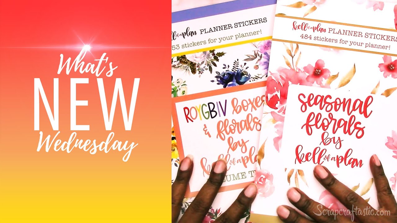 What's NEW Wednesday | KELL OF A PLAN Sticker Books | Wednesday's Haul