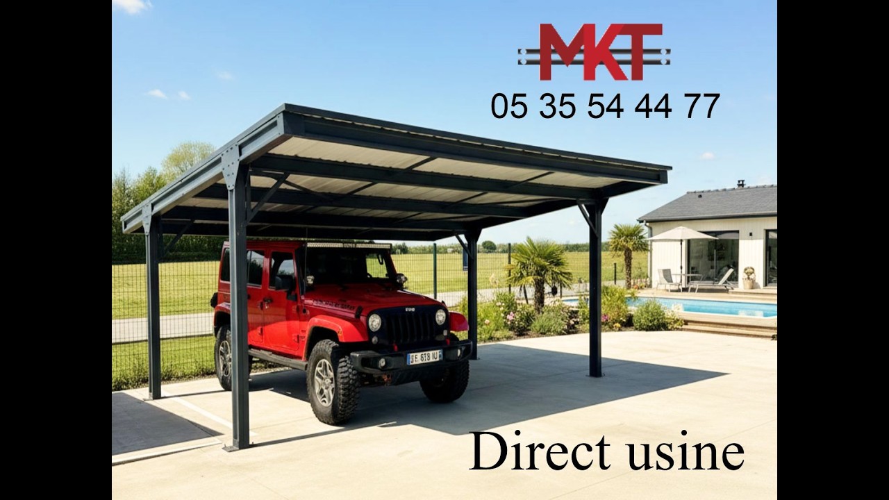 car port 2 voitures