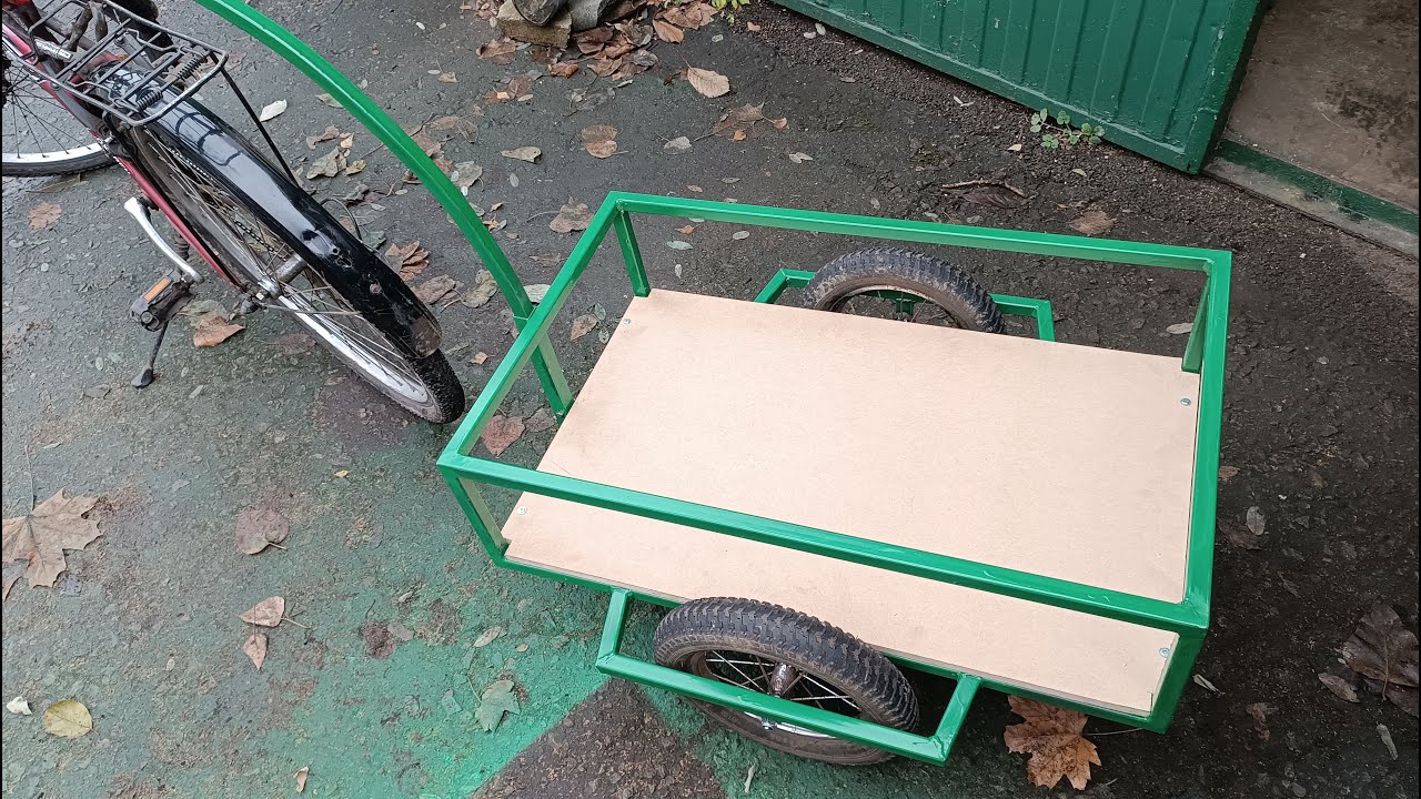 Przyczepka rowerowa DIY